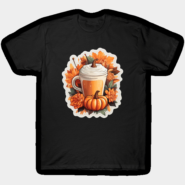 Pumpkin Spice T-Shirt by ArtfulDesign